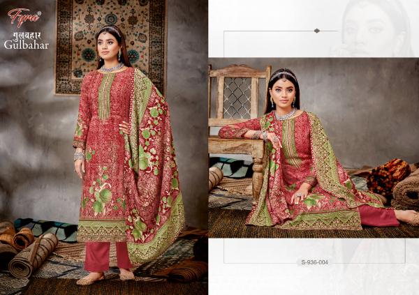 Fyra Gulbahar Pashmina Swarovski Desiner Dress Material